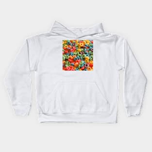 breakfast loops Kids Hoodie